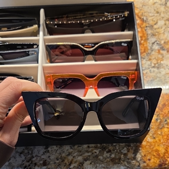 Quay Sunglasses Collection In Display Case - Picture 9 of 10
